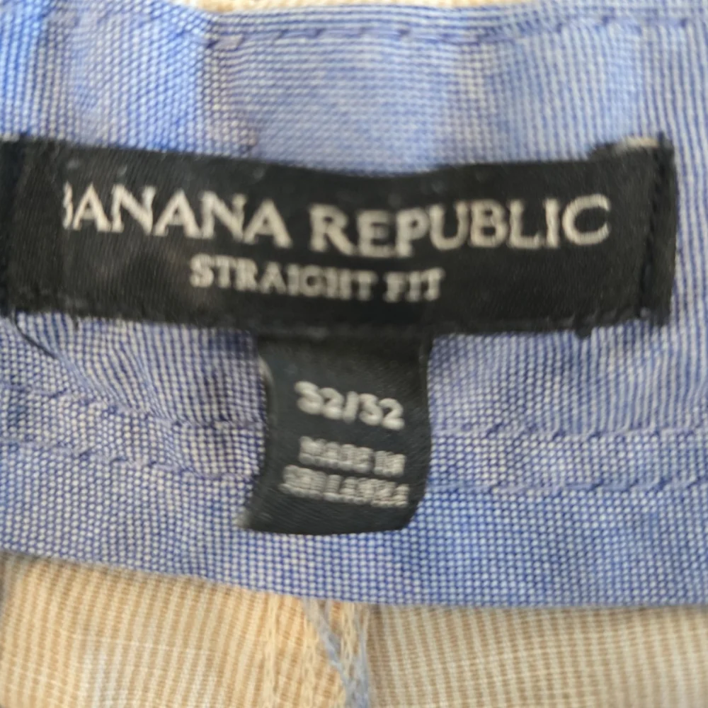 Banana Republic Men's Linen-Cotton Blend Pant Size 32 x 32 Drawstring